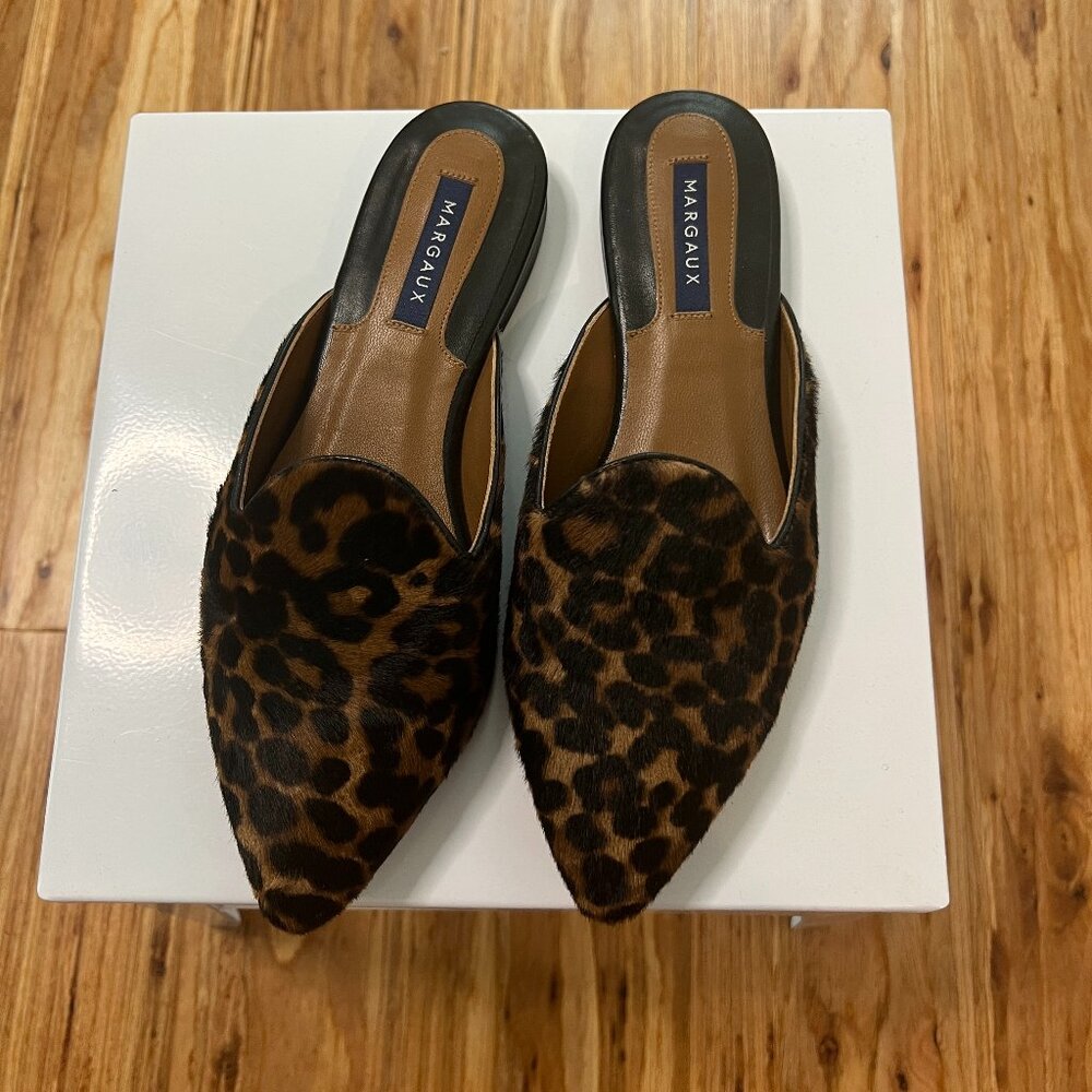 Margaux The Mule - Leopard Haircalf